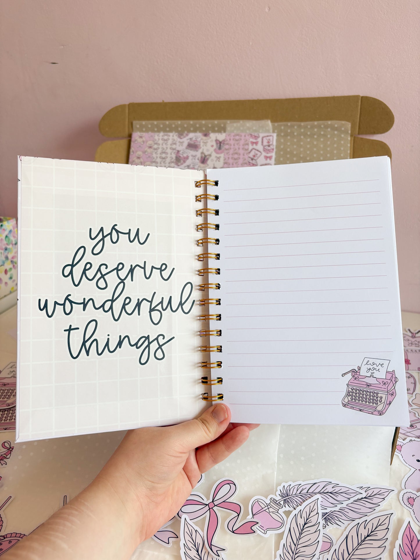 Coquette Spiral Notebook