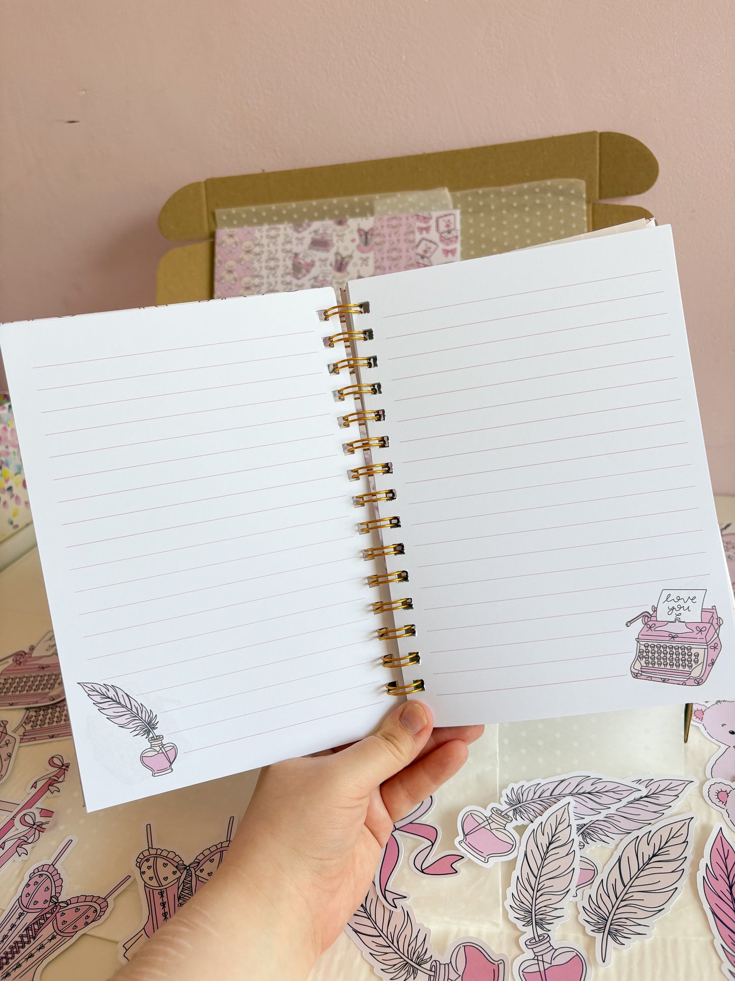 Coquette Spiral Notebook