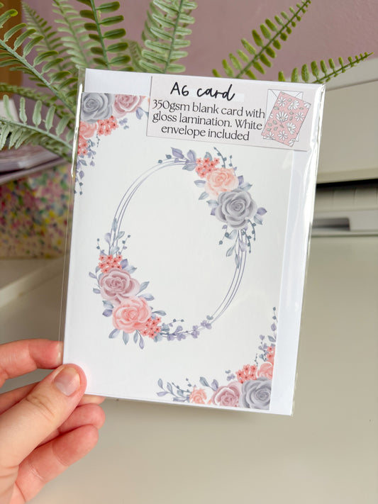 Lilac Floral Card
