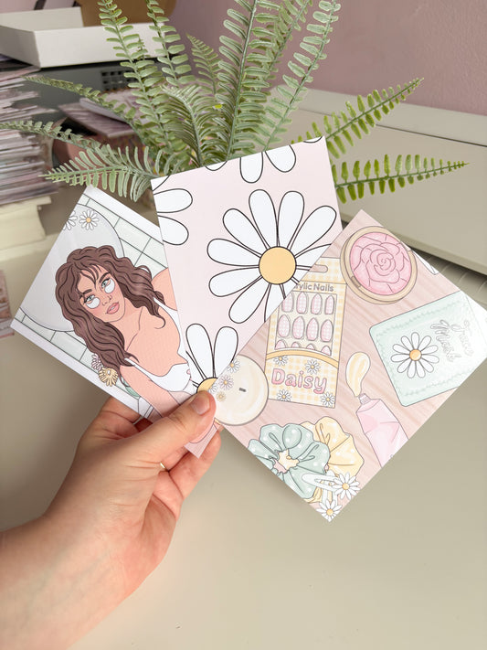 Daisy Mini Print Set (Double Sided)