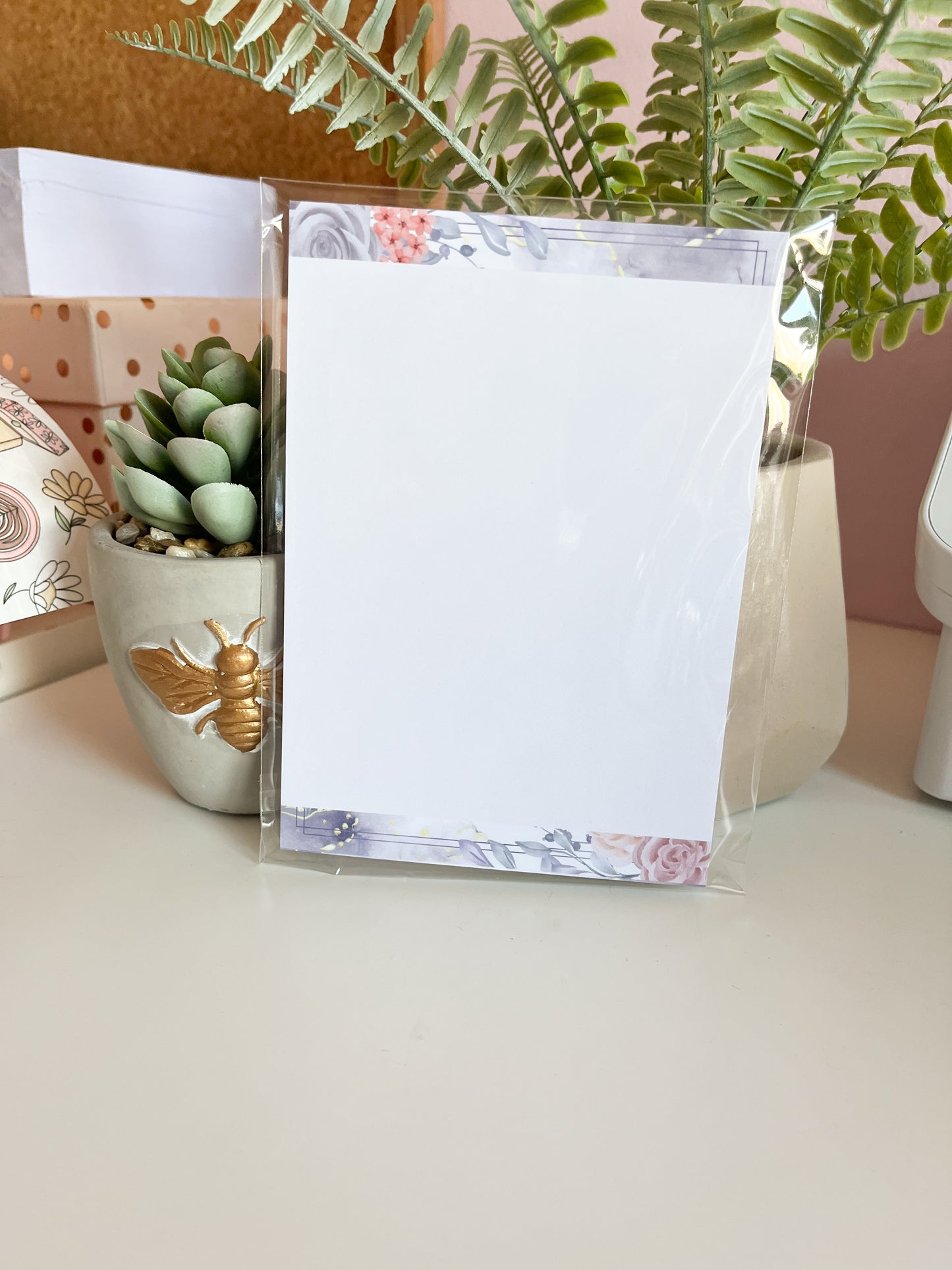 Lilac A6 Notepad