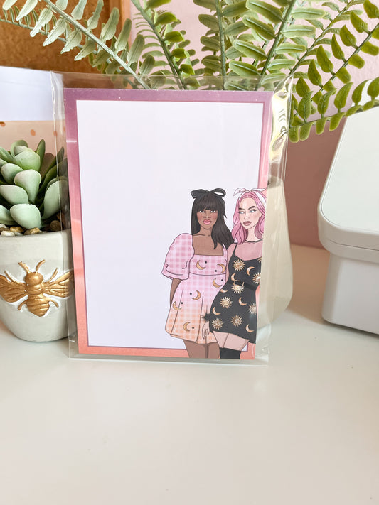 Crystals A6 Notepad