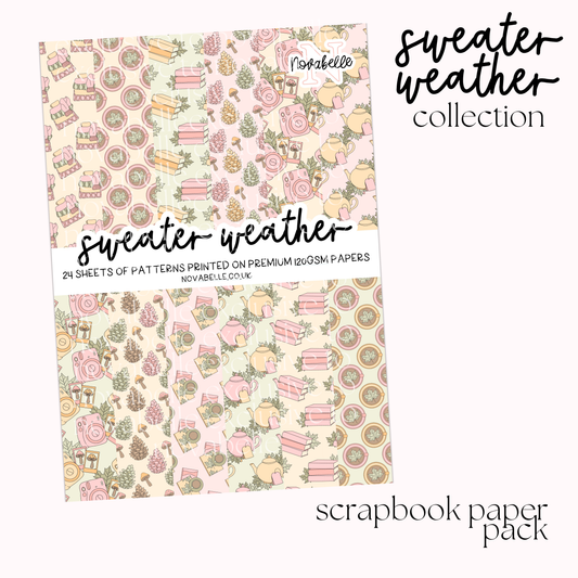 Sweater Weather Scrapbook Paper Pack