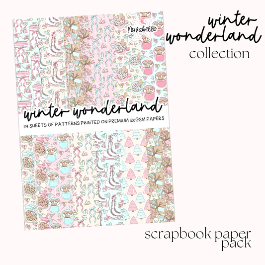 Winter Wonderland Scrapbook Paper Pack